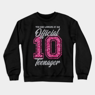 10th birthday T-shirt for girls and boys birthday Crewneck Sweatshirt